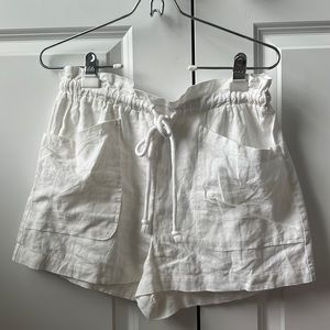White Super Lightweight Shorts, Size Medium!